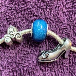 Cinderella’s slipper coach European Charm Bundle